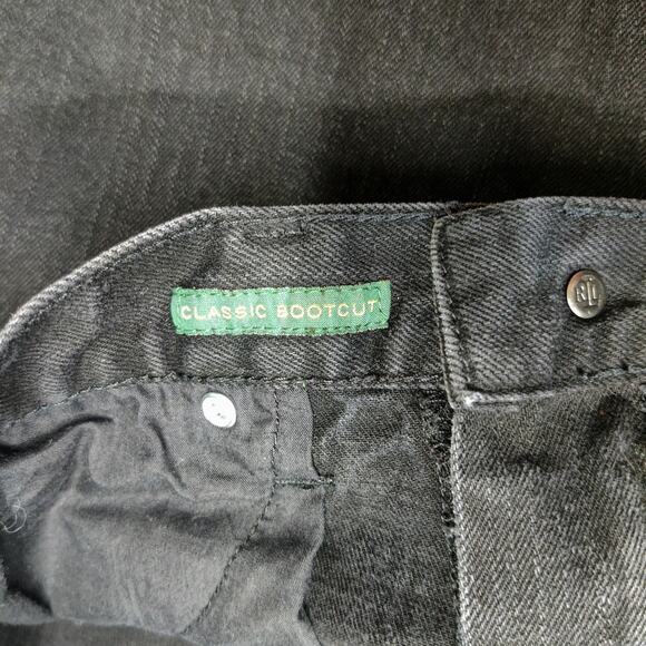 Lauren Ralph Lauren Women's Black Boot Cut Jeans - Picture 8 of 14